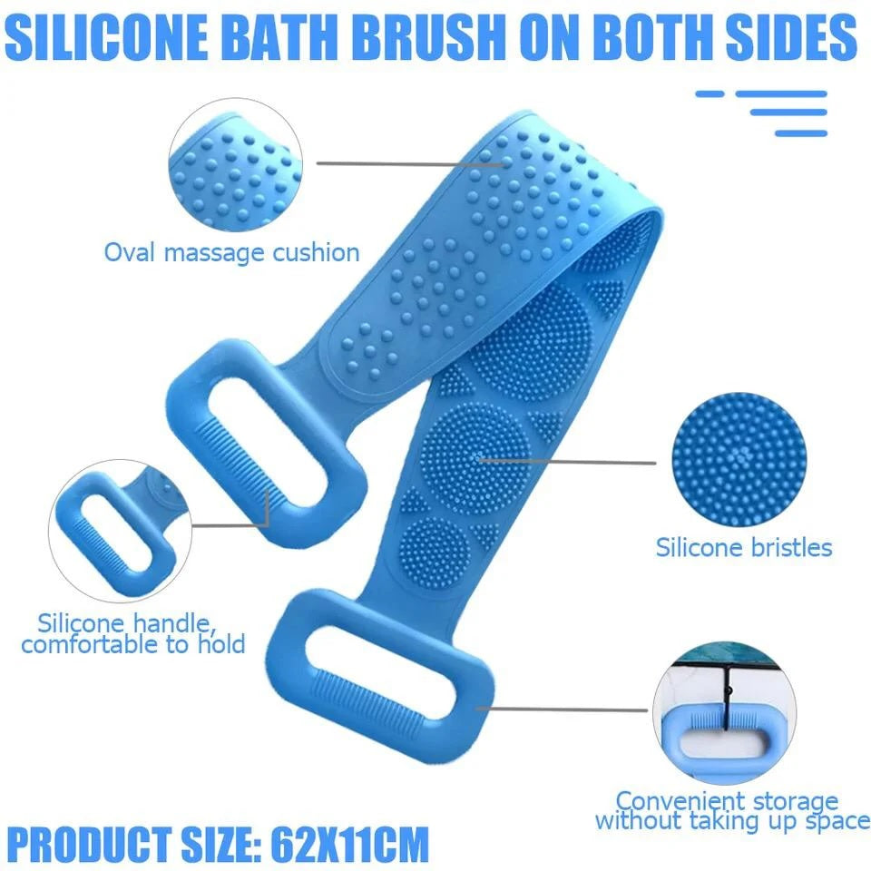 Silicone Back Scrubber Soft Loofah